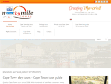 Tablet Screenshot of milebymile.co.za